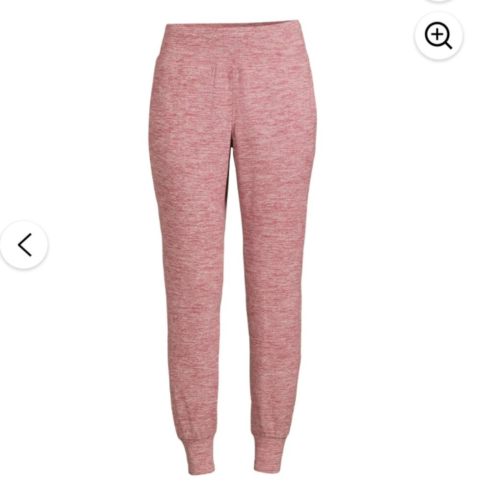 Athletic Works NWT Women's Size XL 16/18 Soft Lightweight Joggers Pockets Pink